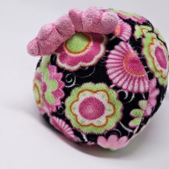 Douglas the Cuddle Owl Plush Floral Pattern Bird Stuffed Pink White Black EUC - Picture 5 of 9